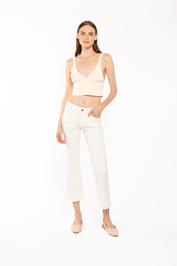 PS. Don't Forget Me SHARON 1 LOW RISE FLARE CROPPED FIT