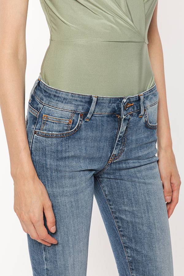 PS. Don't Forget Me SHARON LOW RISE FLARE CROPPED FIT