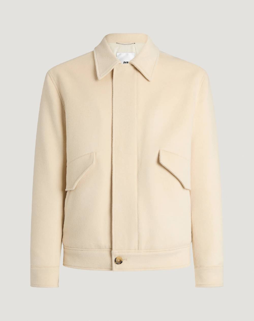 Pt Torino Giacca trucker in drap di lana e cachemire