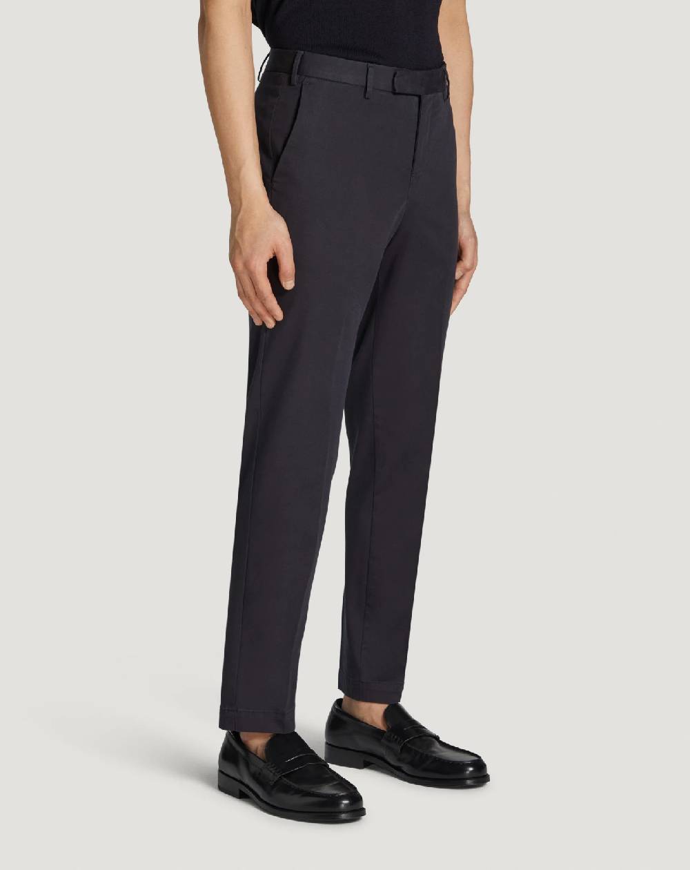 Pt Torino Pantaloni Master In Cotone Stretch Délavé