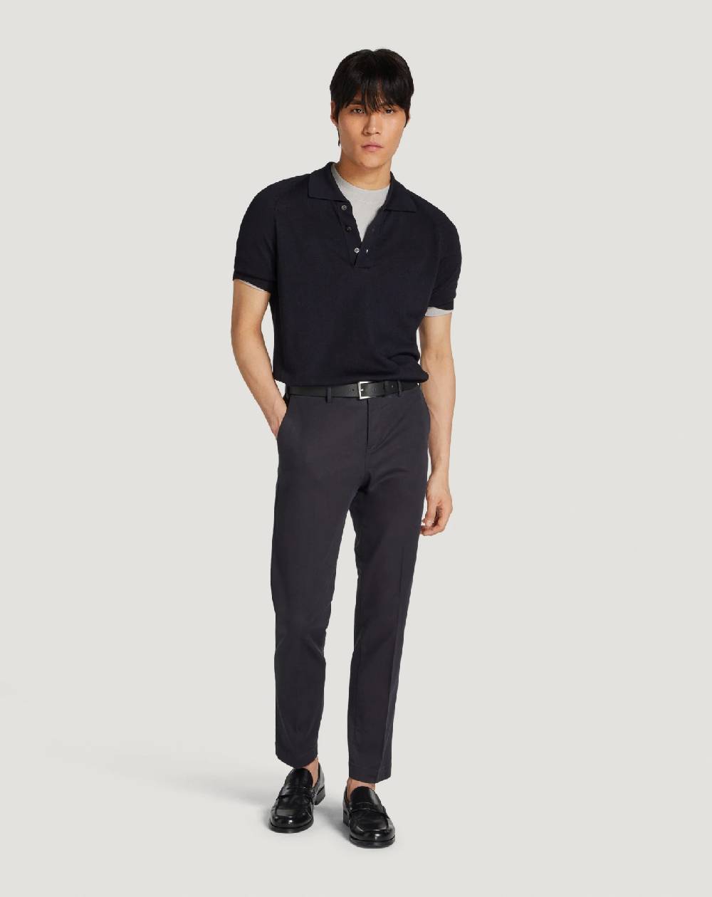 Pt Torino Pantaloni Master In Cotone Stretch Délavé