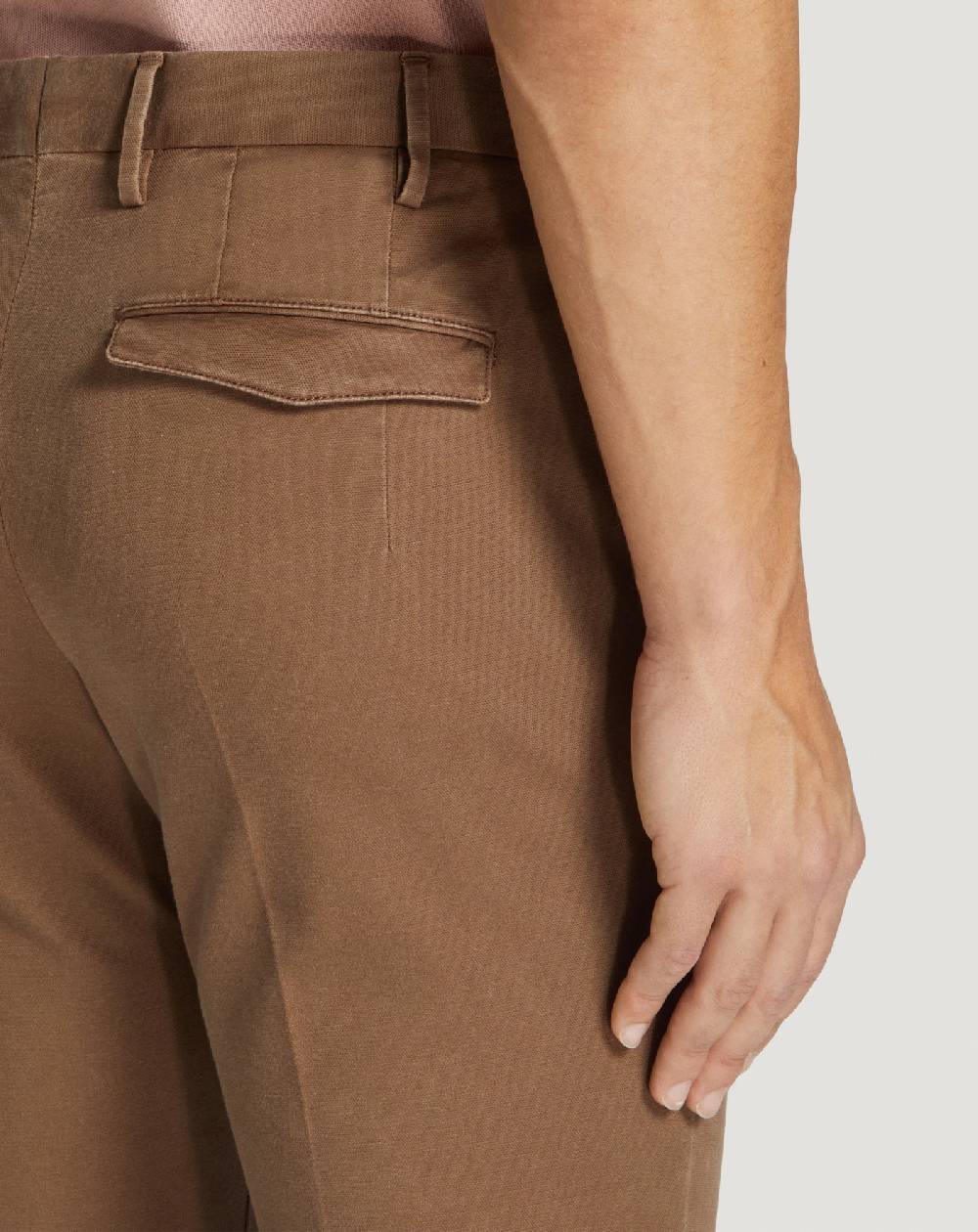 Pt Torino Pantaloni Master In Cotone Stretch Délavé