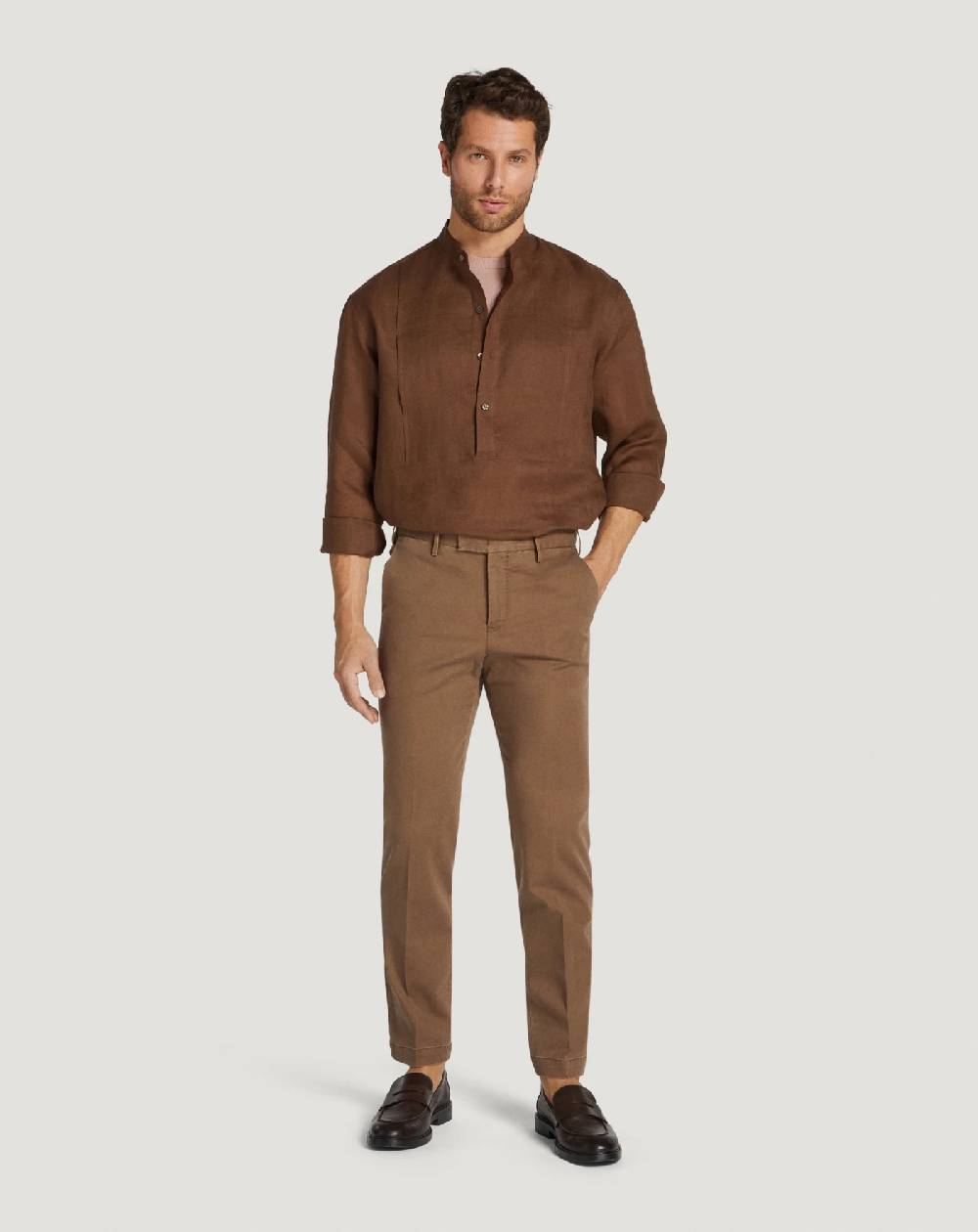 Pt Torino Pantaloni Master In Cotone Stretch Délavé