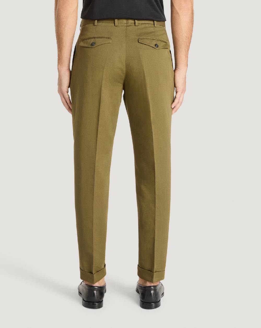 Pt Torino Pantaloni Rebel In Gabardina Di Cotone E Lino