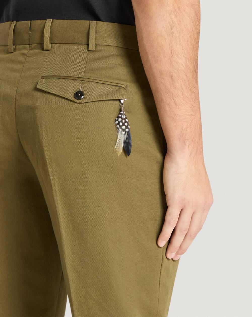 Pt Torino Pantaloni Rebel In Gabardina Di Cotone E Lino