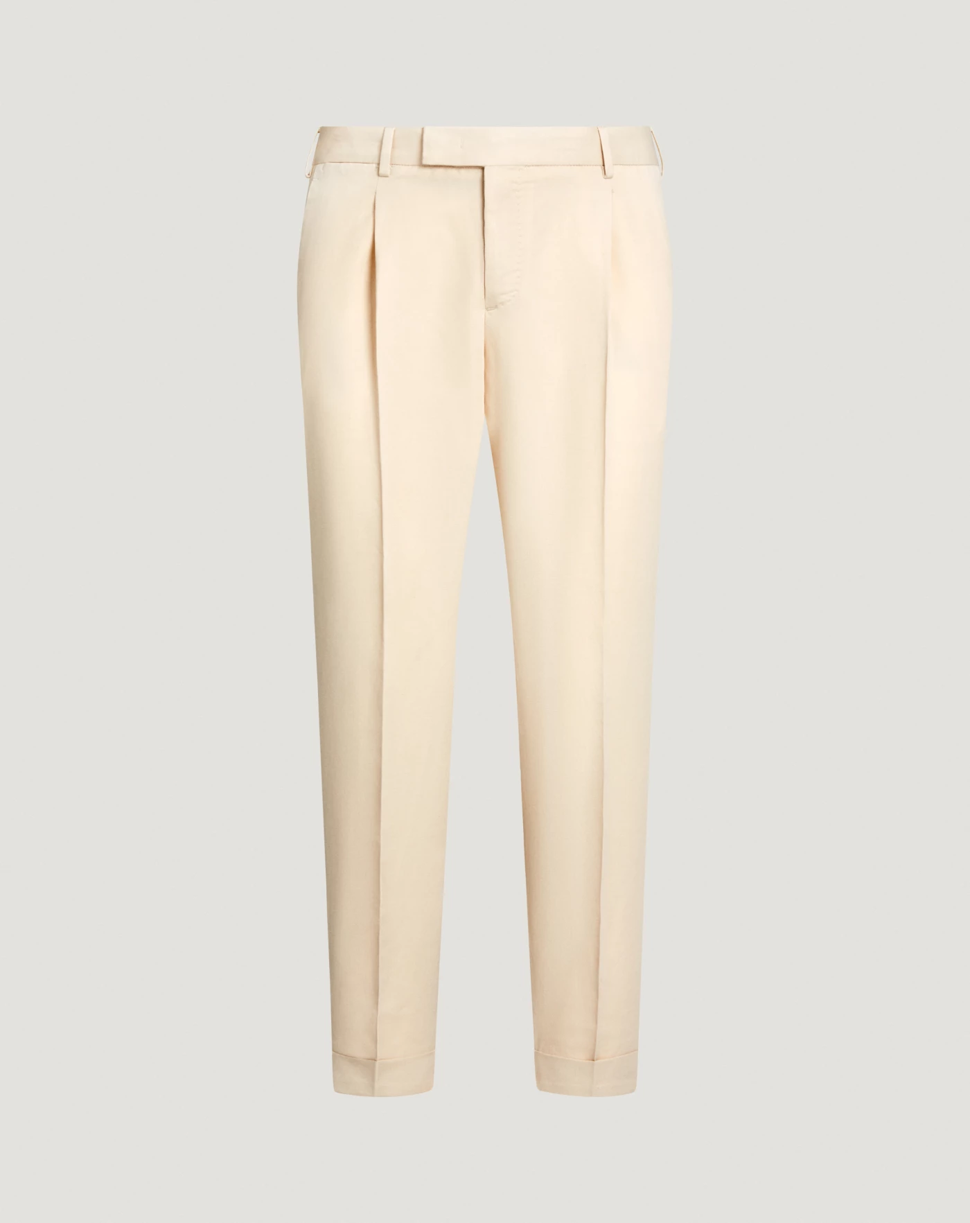 Pt Torino Pantaloni Rebel in gabardina di cotone e lino