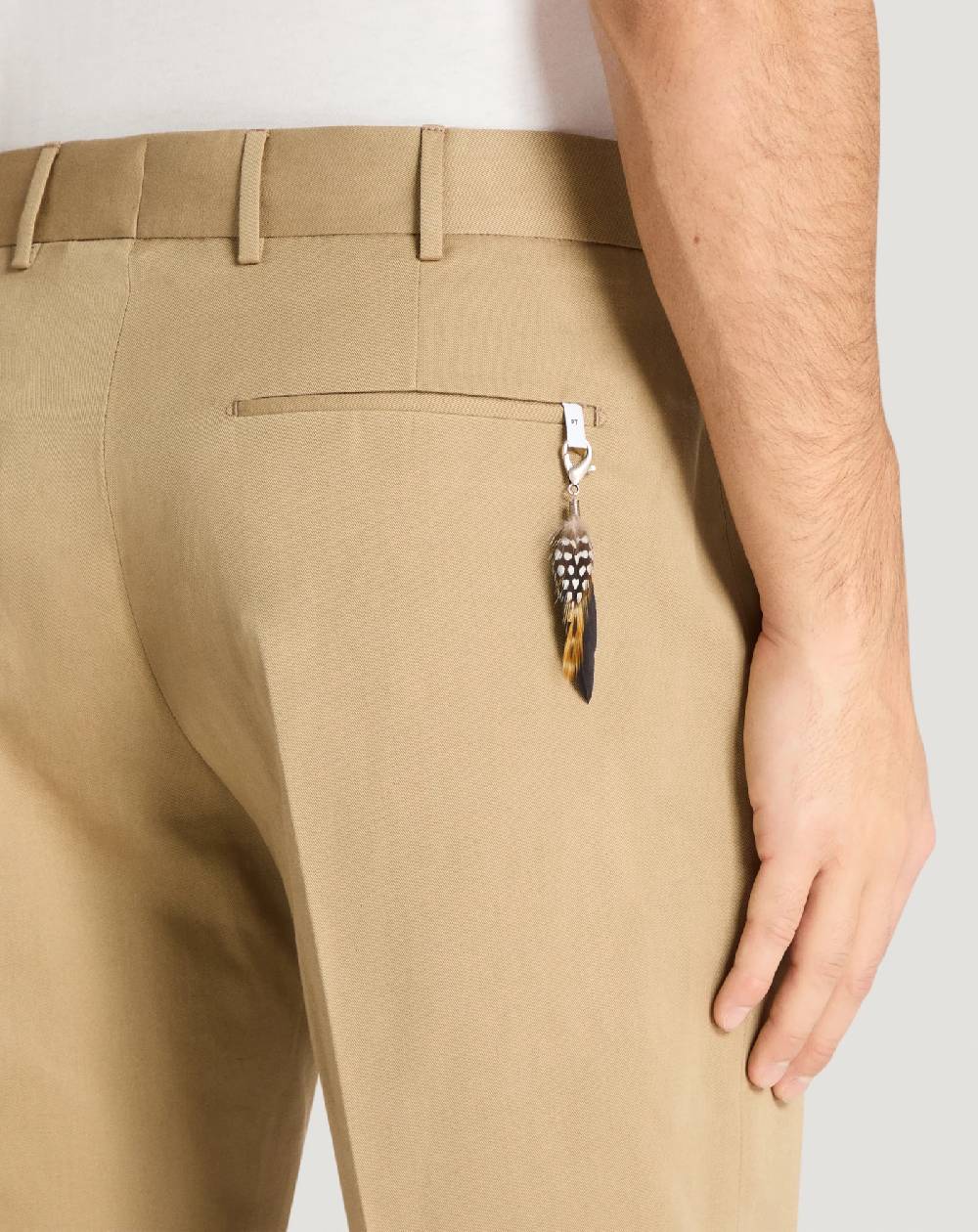 Pt Torino Pantaloni Rebel In Gabardina Di Cotone E Lino