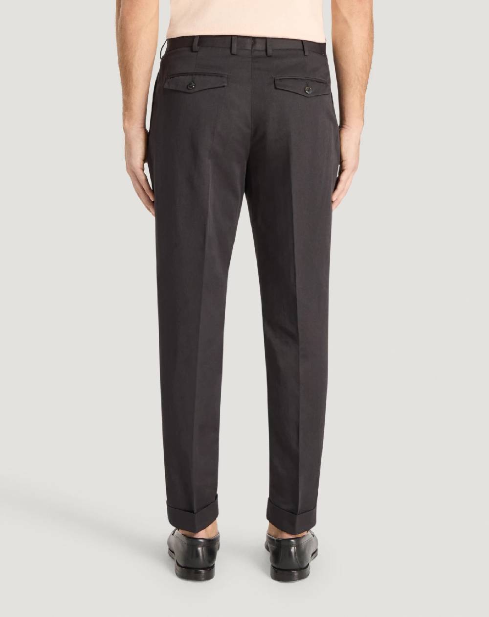 Pt Torino Pantaloni Rebel In Gabardina Di Cotone E Lino