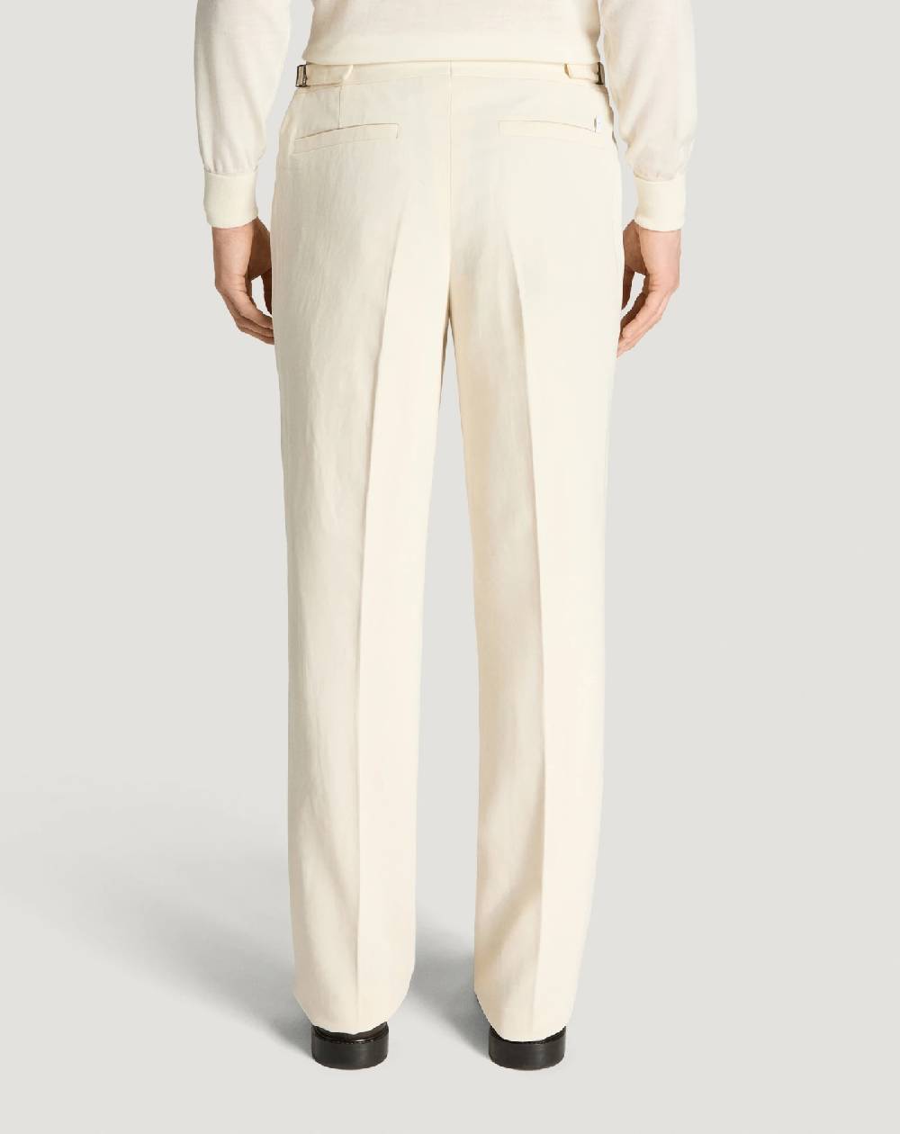 Pt Torino Pantaloni Sedici In Bull Di Cotone E Lino