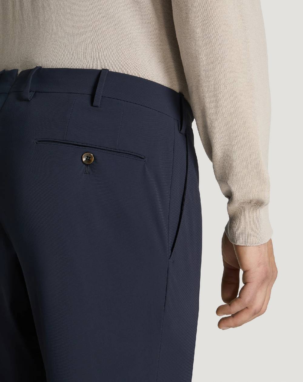 Pt Torino Pantaloni Slim In Tessuto Organico Stretch