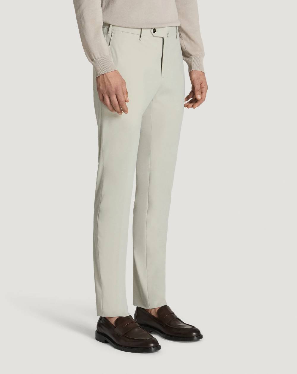 Pt Torino Pantaloni Slim In Tessuto Organico Stretch