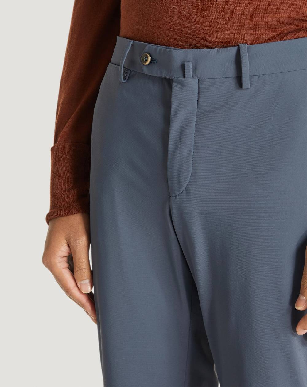 Pt Torino Pantaloni Slim In Tessuto Organico Stretch