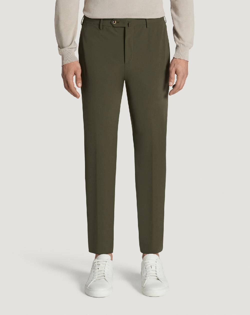 Pt Torino Pantaloni Slim In Tessuto Organico Stretch