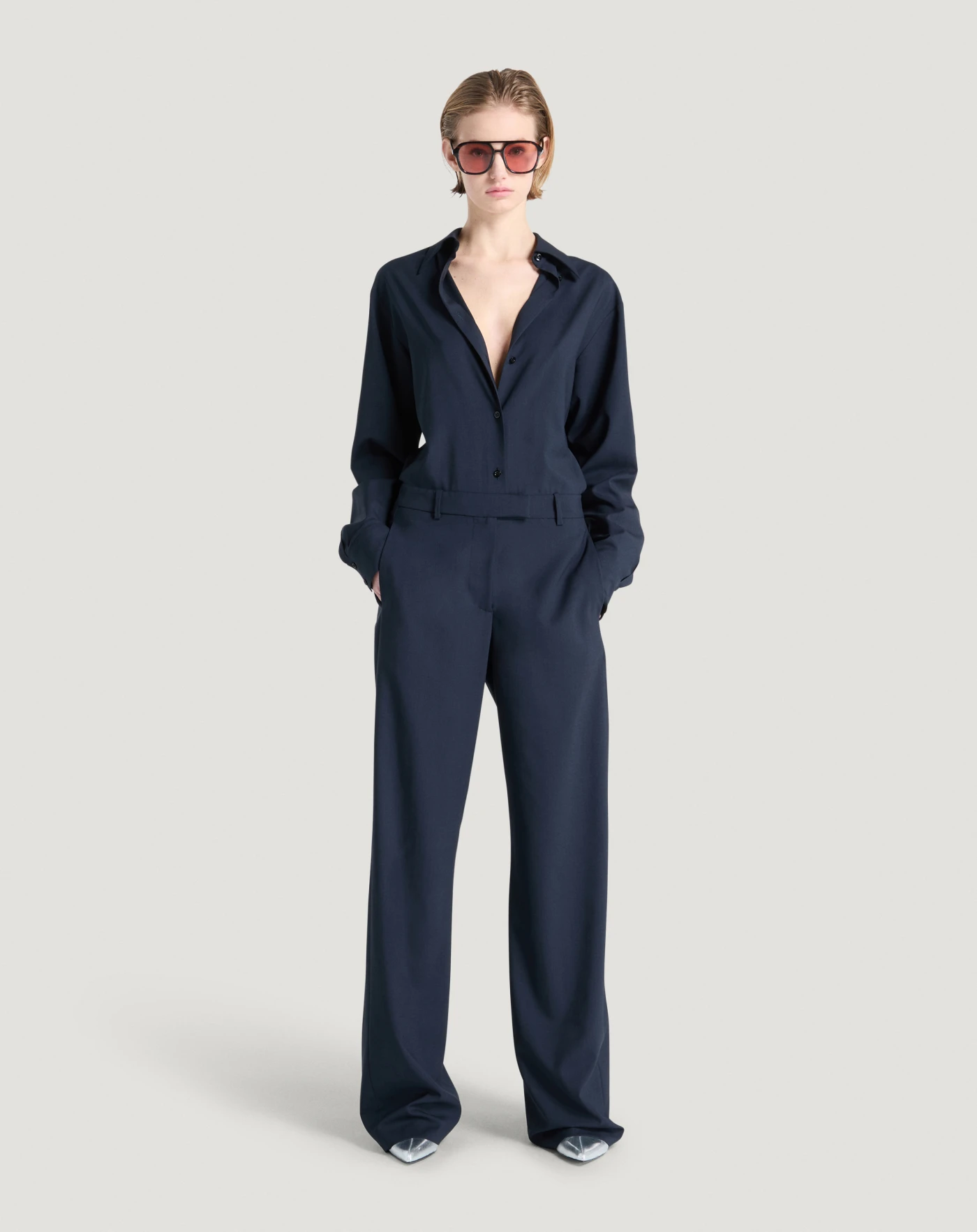 Pt Torino Abito A Portafoglio In Lana