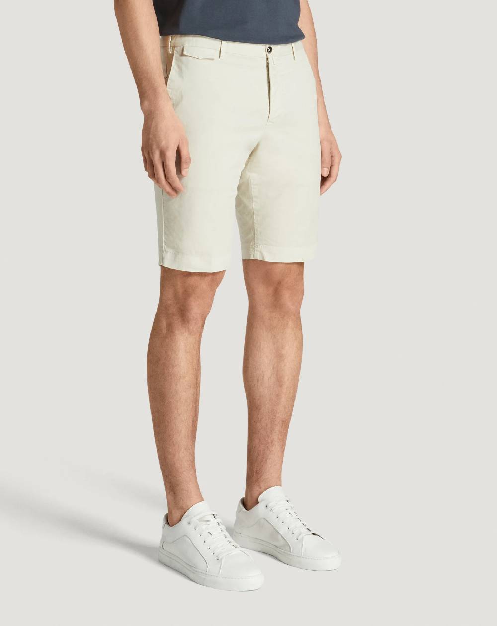 Pt Torino Bermuda In Gabardina Stretch