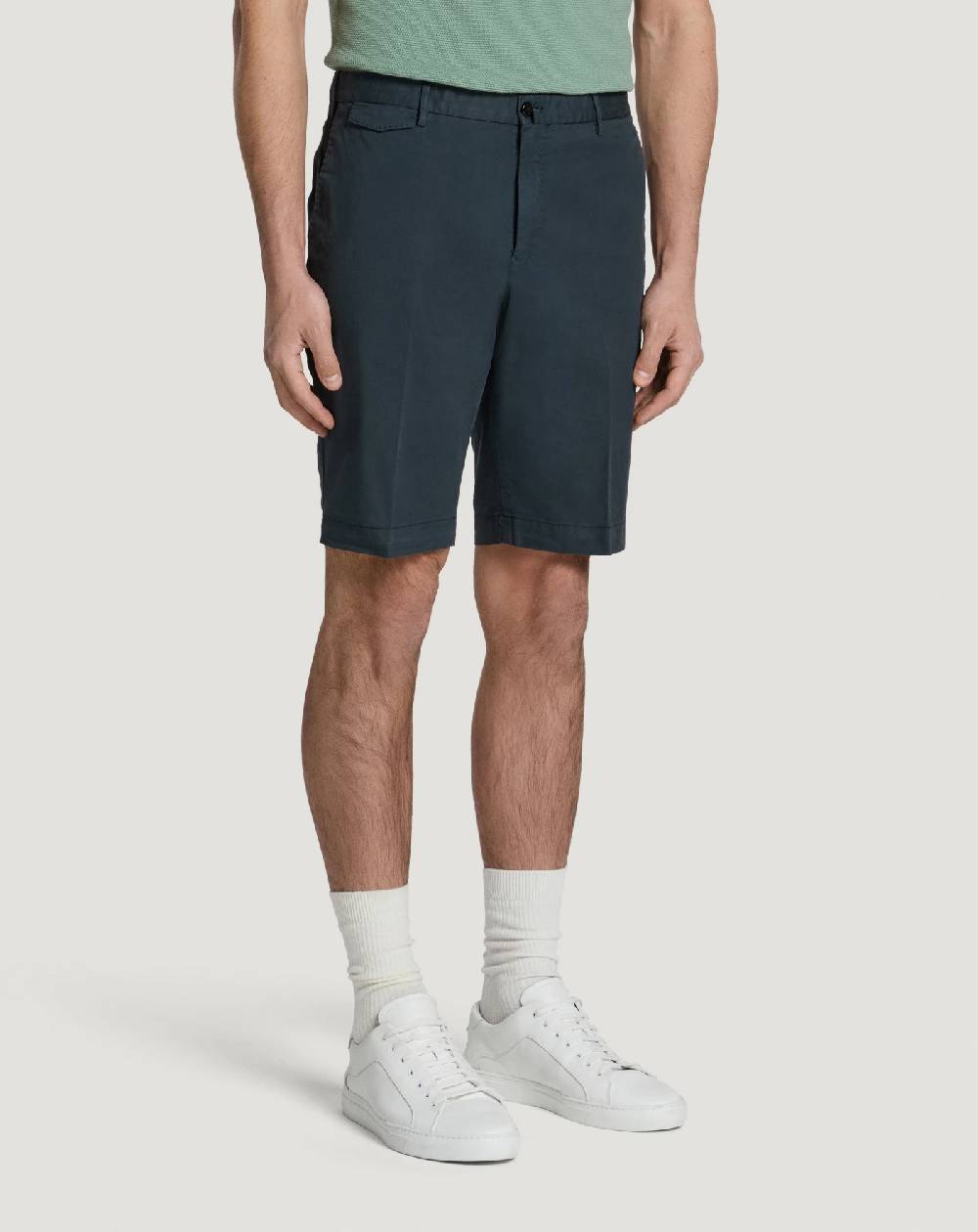 Pt Torino Bermuda In Gabardina Stretch