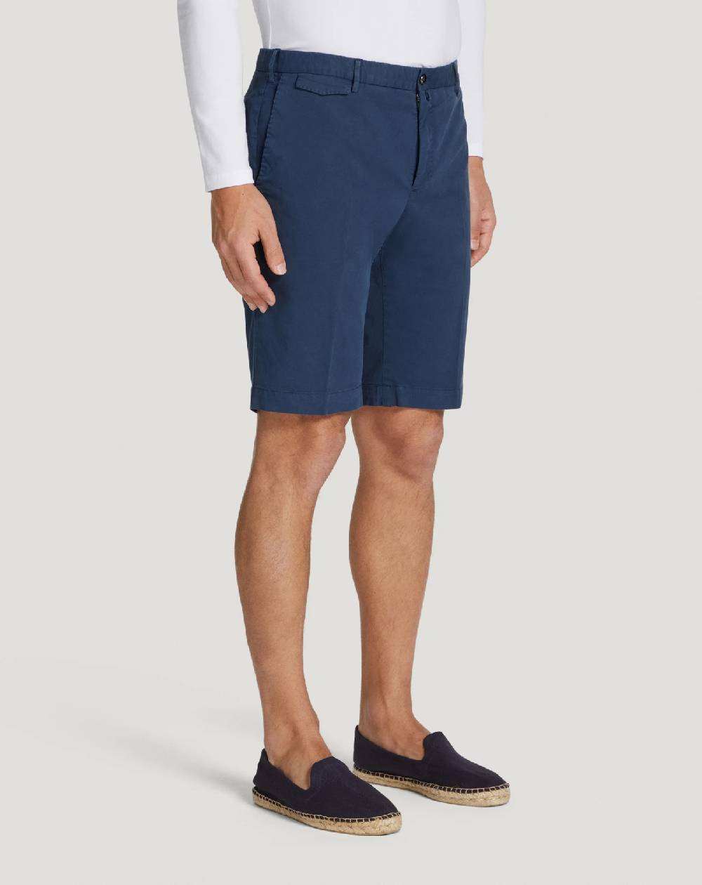 Pt Torino Bermuda In Gabardina Stretch