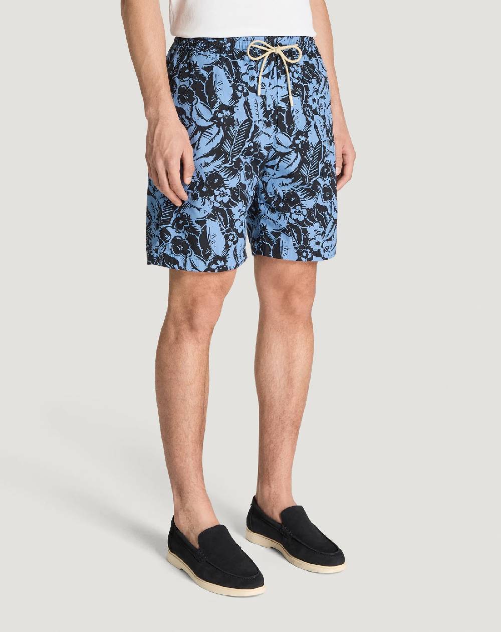 Pt Torino Bermuda In Popeline Di Cotone