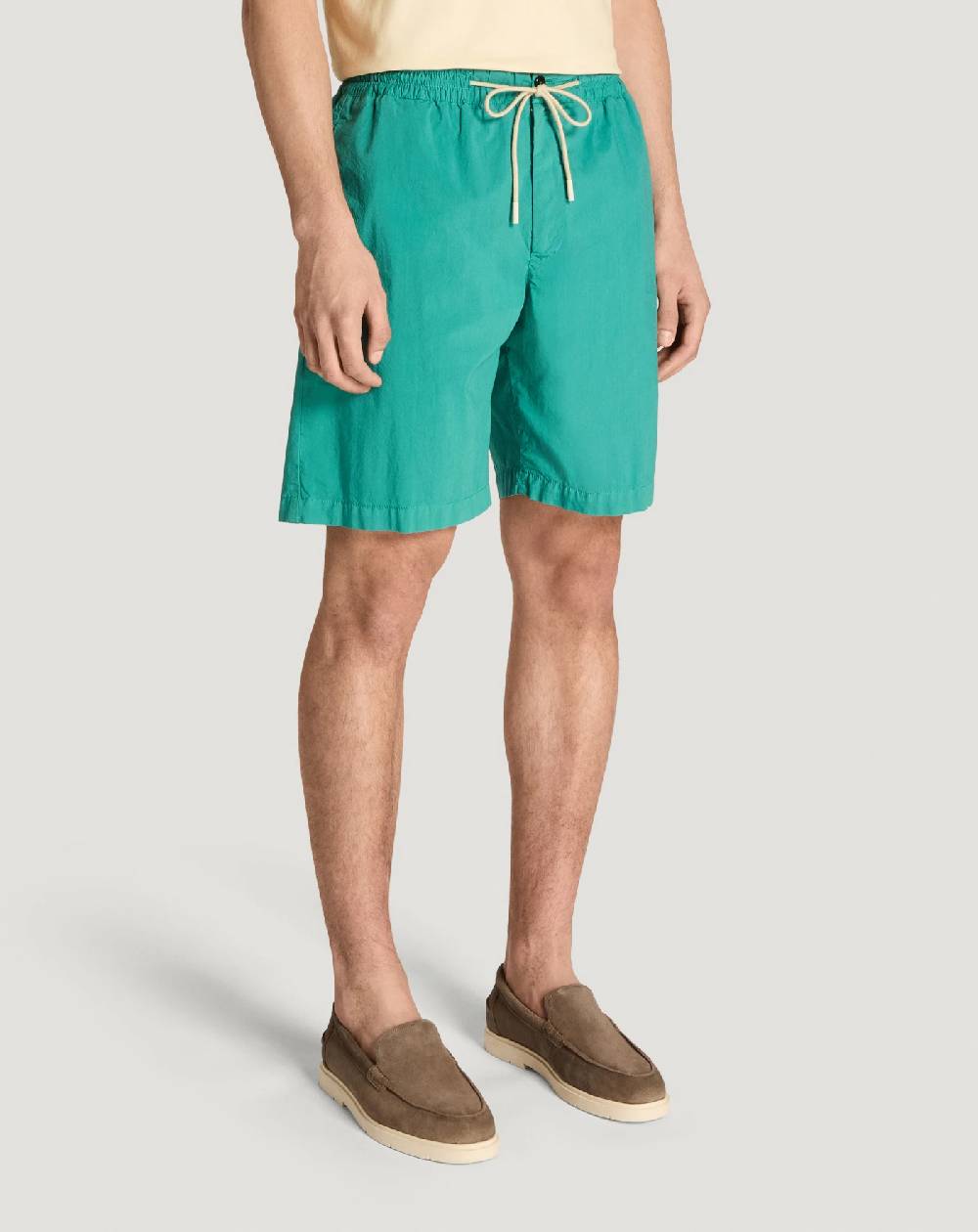 Pt Torino Bermuda In Popeline Di Cotone Stretch