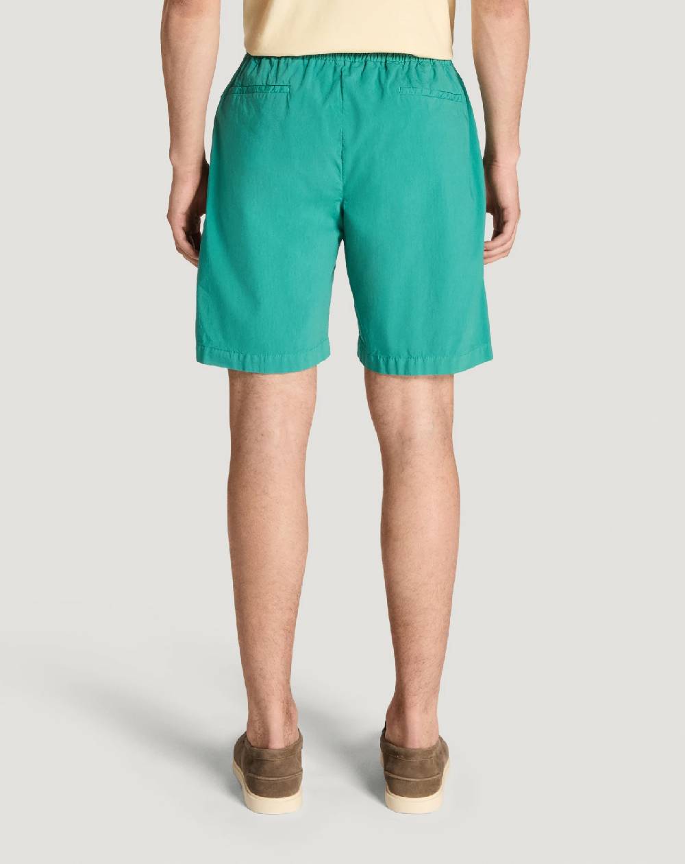 Pt Torino Bermuda In Popeline Di Cotone Stretch