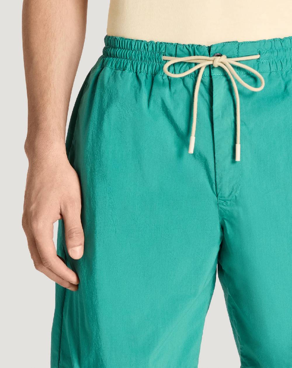 Pt Torino Bermuda In Popeline Di Cotone Stretch