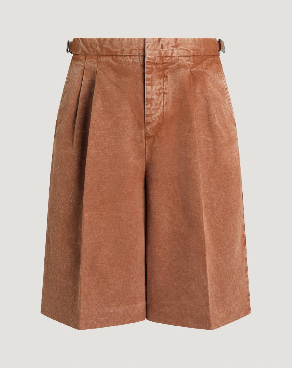 Pt Torino Bermuda in twill di cotone e lino