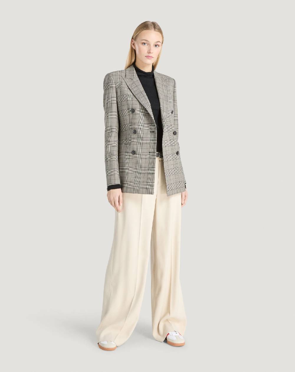 Pt Torino Blazer In Lana Check