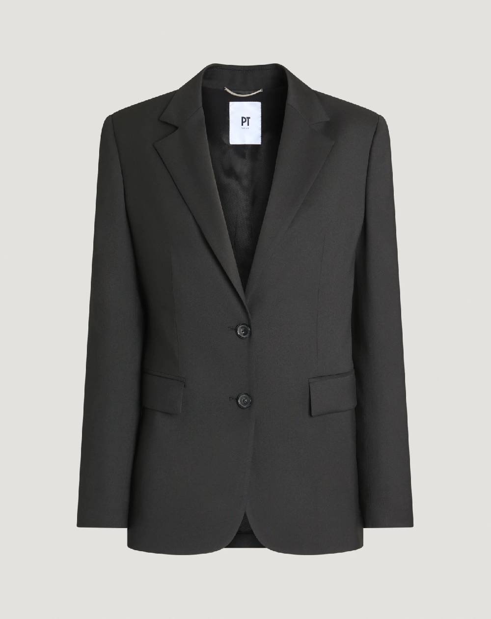 Pt Torino Blazer in twill di lana fluida