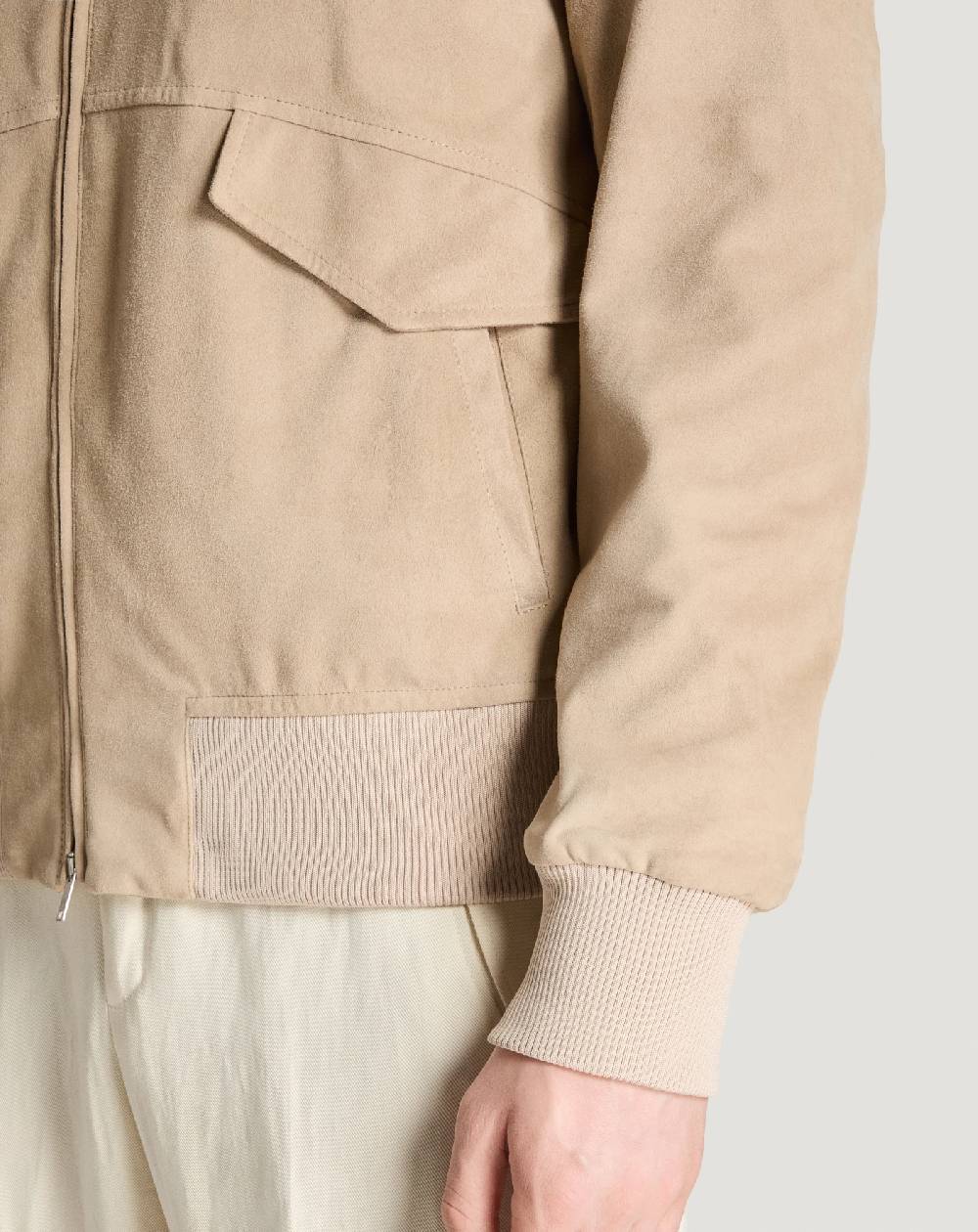 Pt Torino Bomber In Suede