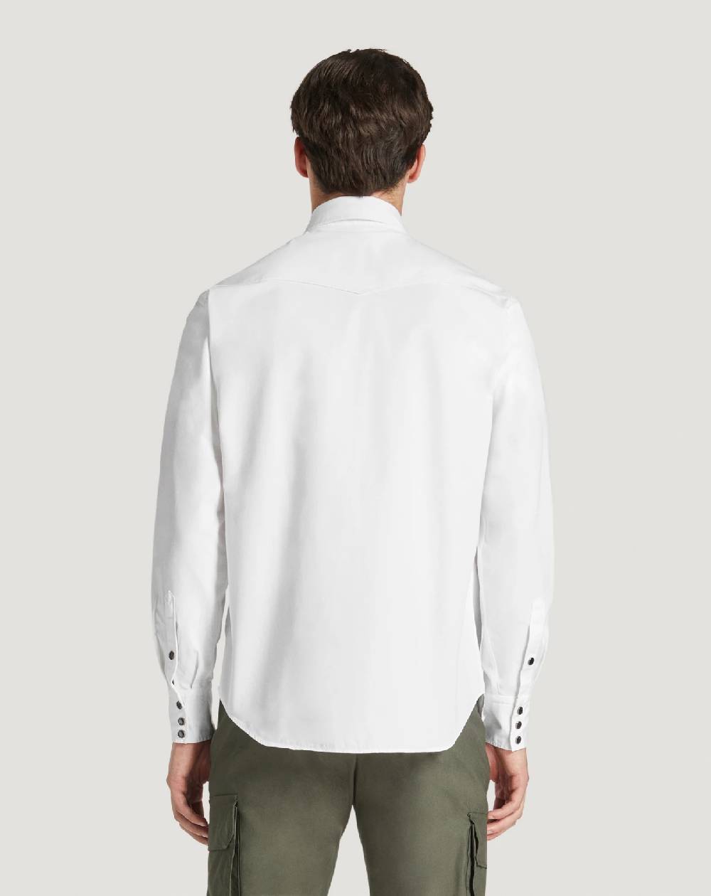 Pt Torino Camicia In Gabardina Di Cotone