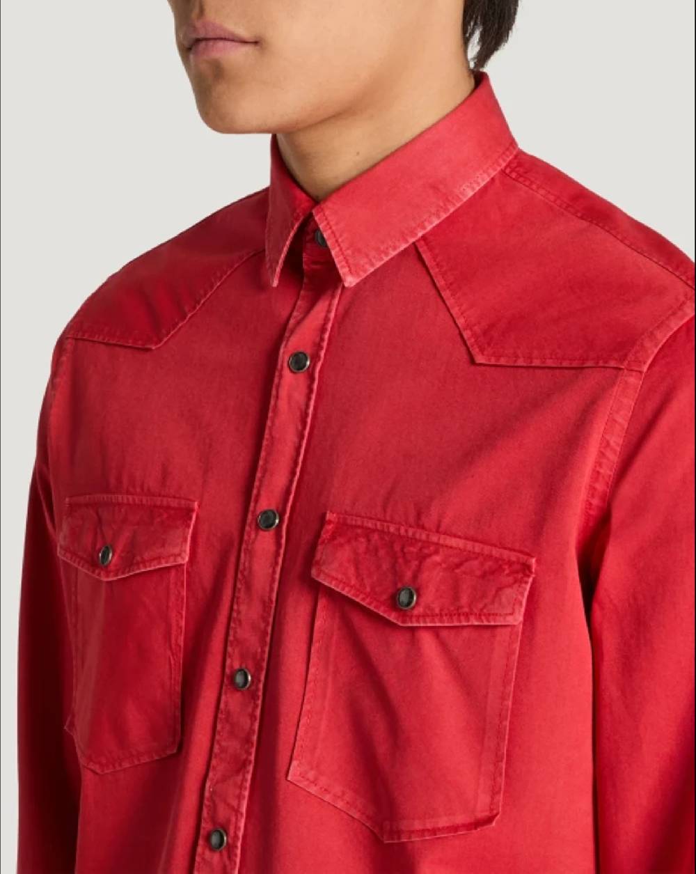 Pt Torino Camicia In Gabardina Di Cotone