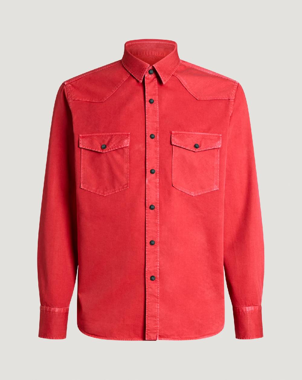 Pt Torino Camicia in gabardina di cotone