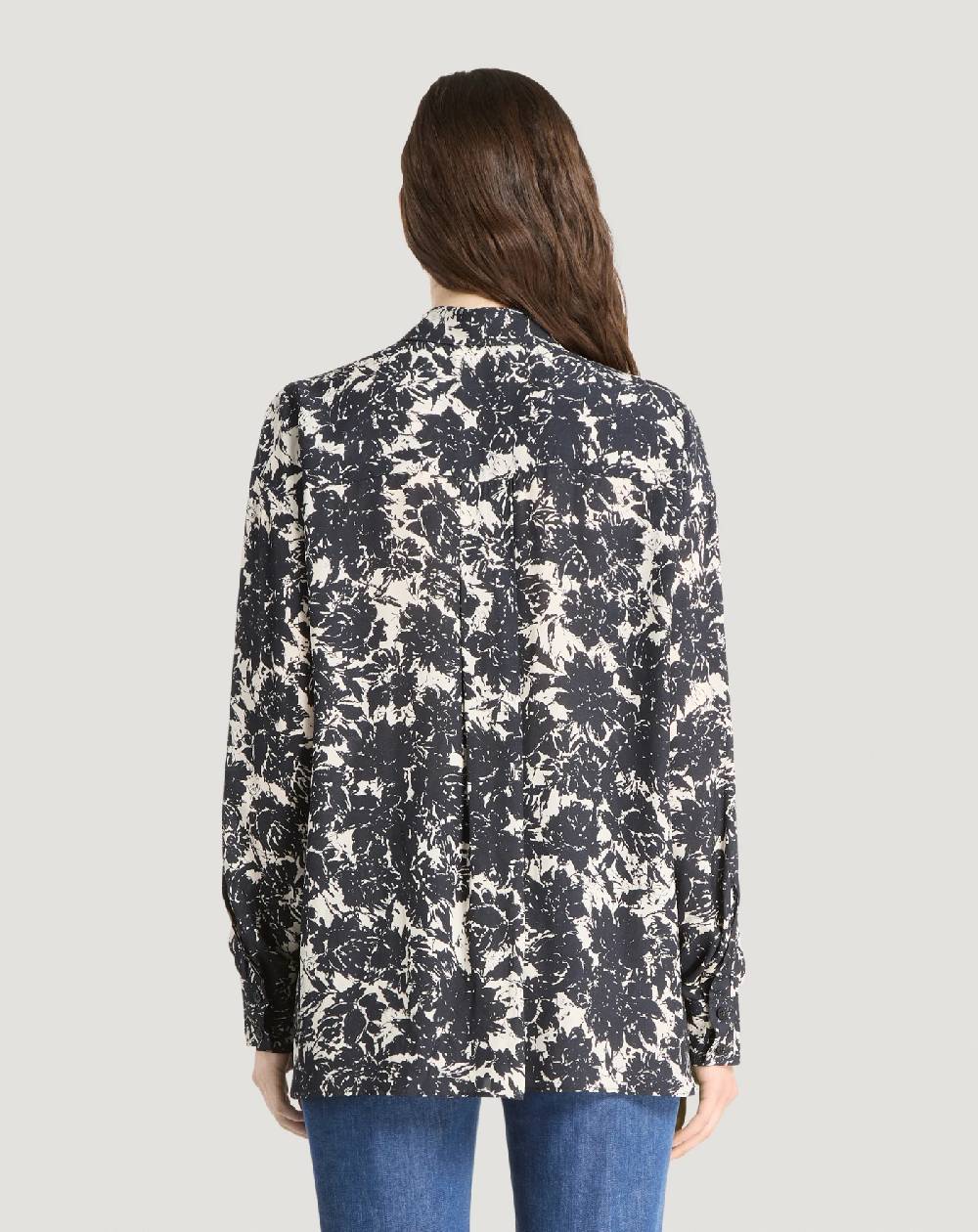 Pt Torino Camicia In Georgette Stampata