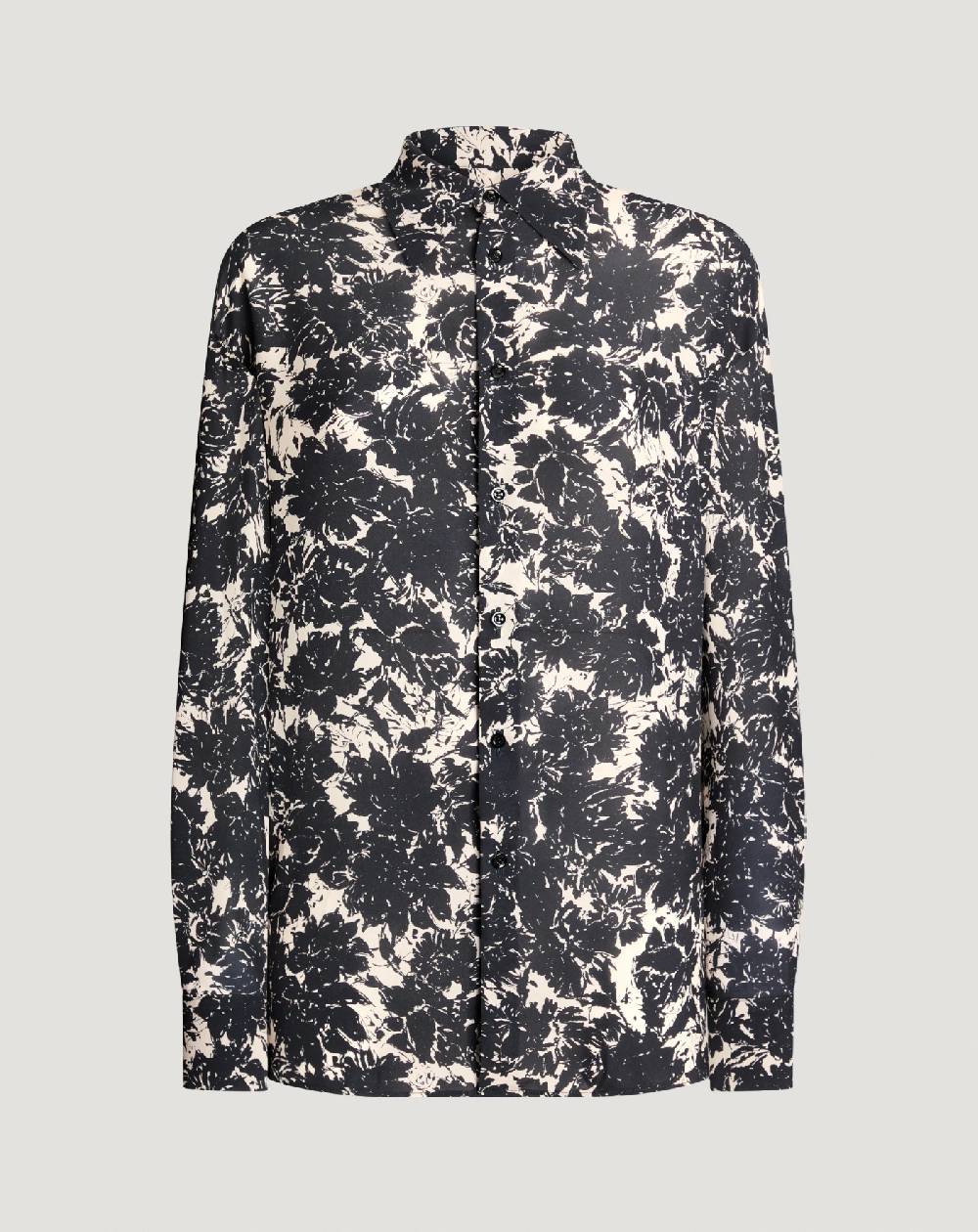 Pt Torino Camicia in georgette stampata