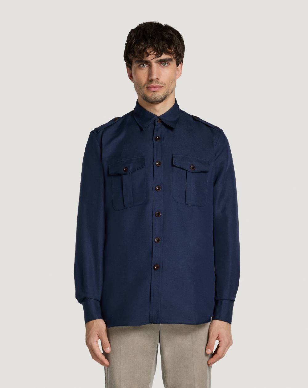 Pt Torino Camicia In Twill