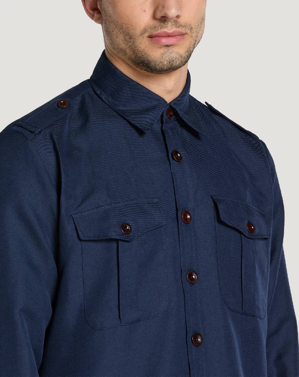 Pt Torino Camicia In Twill