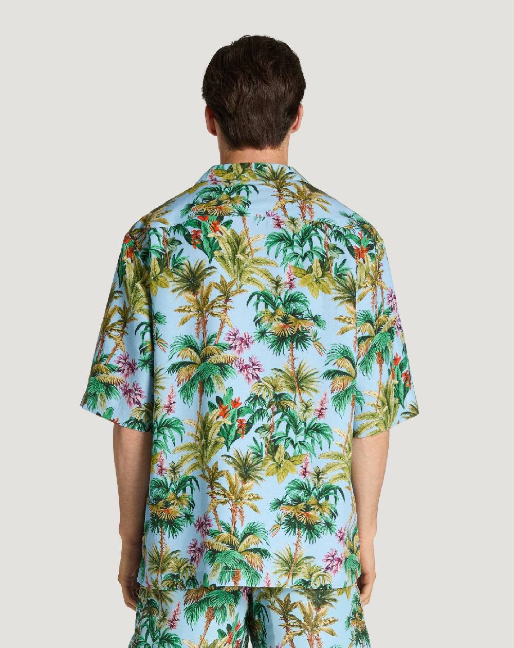 Pt Torino Camicia In Twill Di Lino