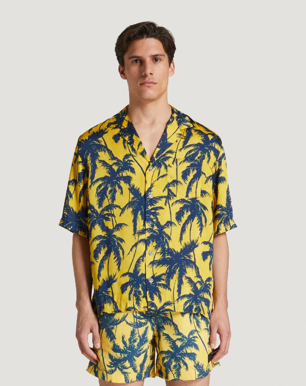 Pt Torino Camicia In Twill Fluido