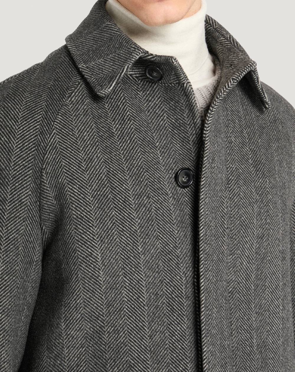 Pt Torino Cappotto In Drap Di Lana E Cachemire