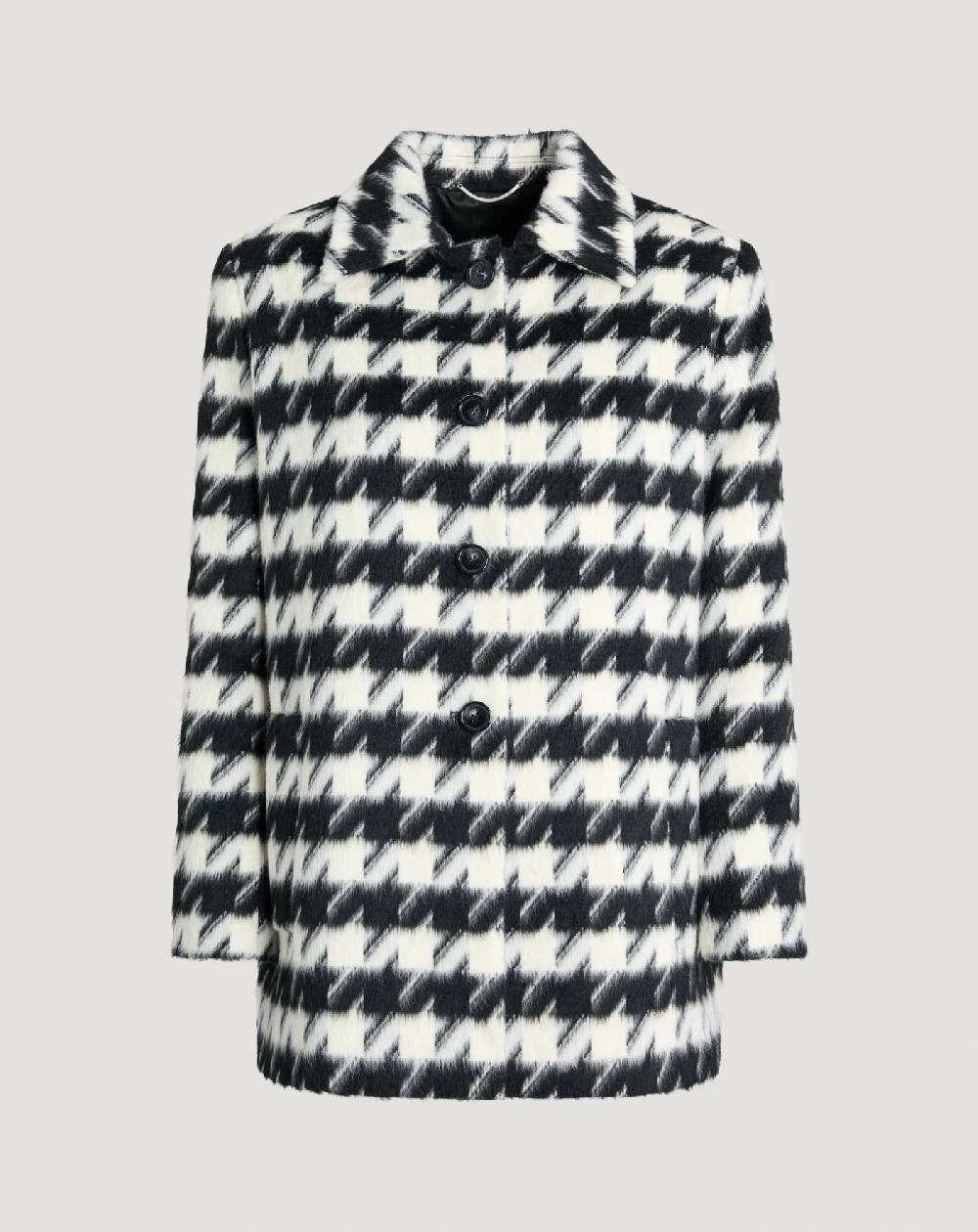 Pt Torino Cappotto in velour pied-de-poule