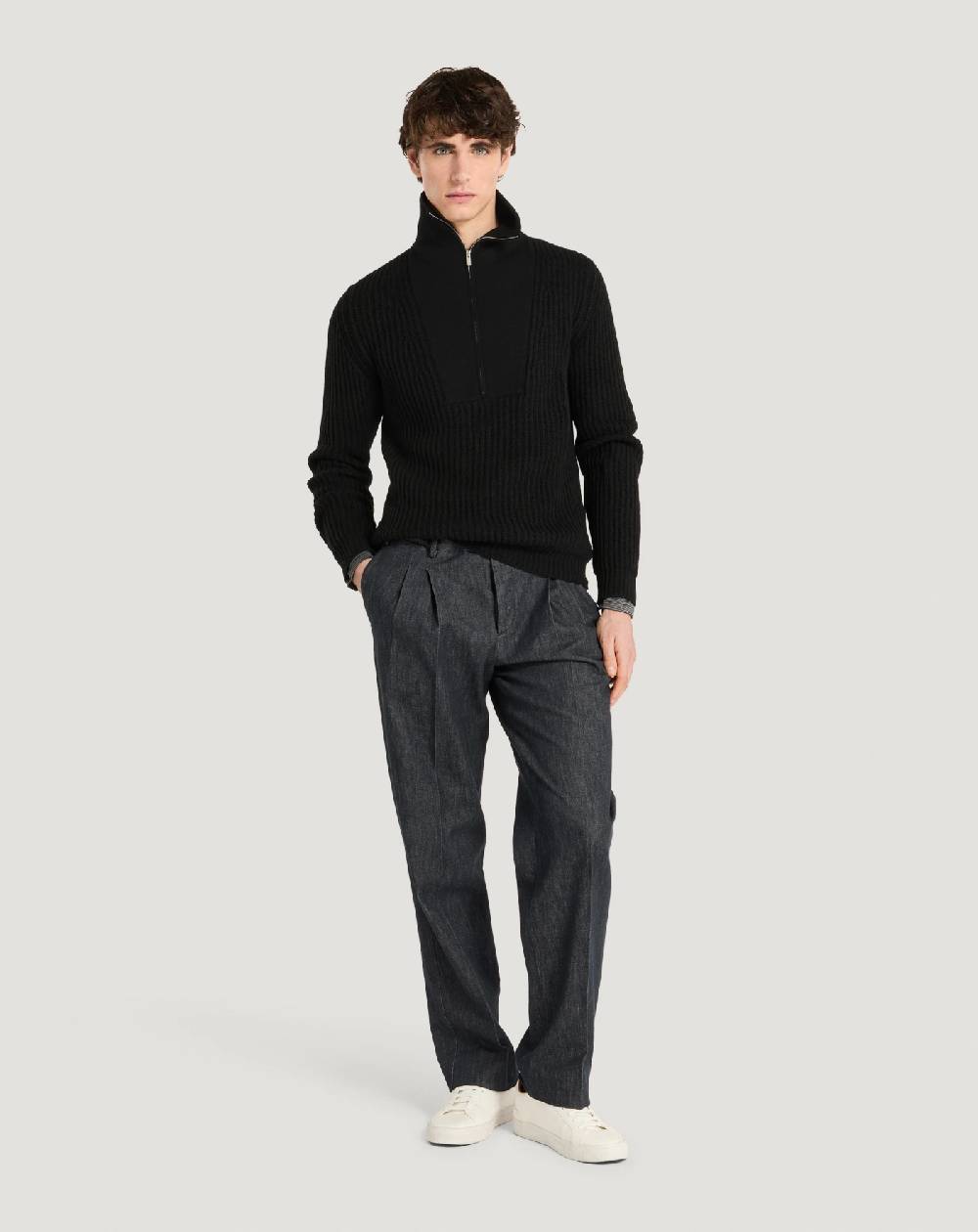 Pt Torino Cardigan In Lana E Cachemire