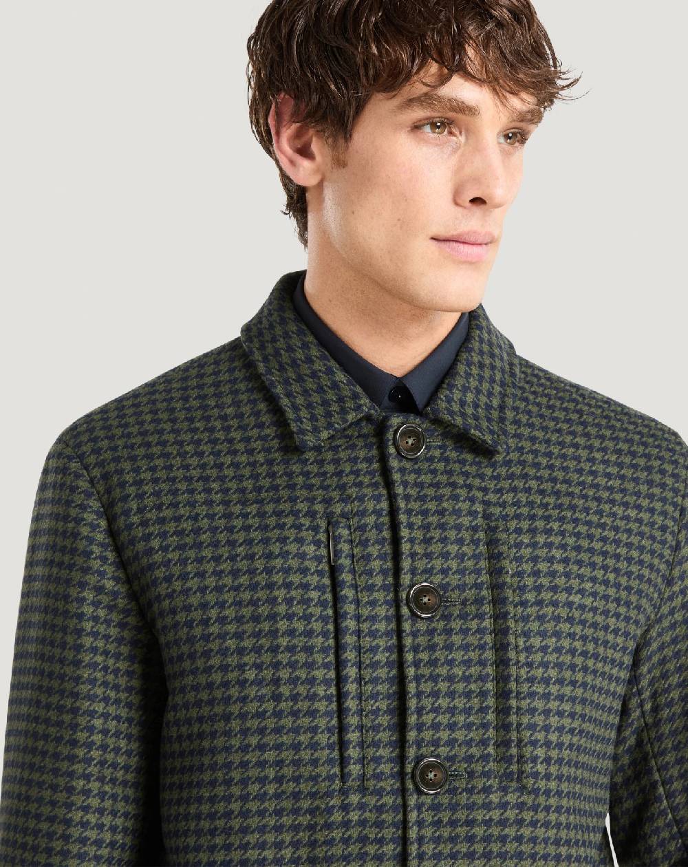 Pt Torino Giacca In Drap Pied-de-poule