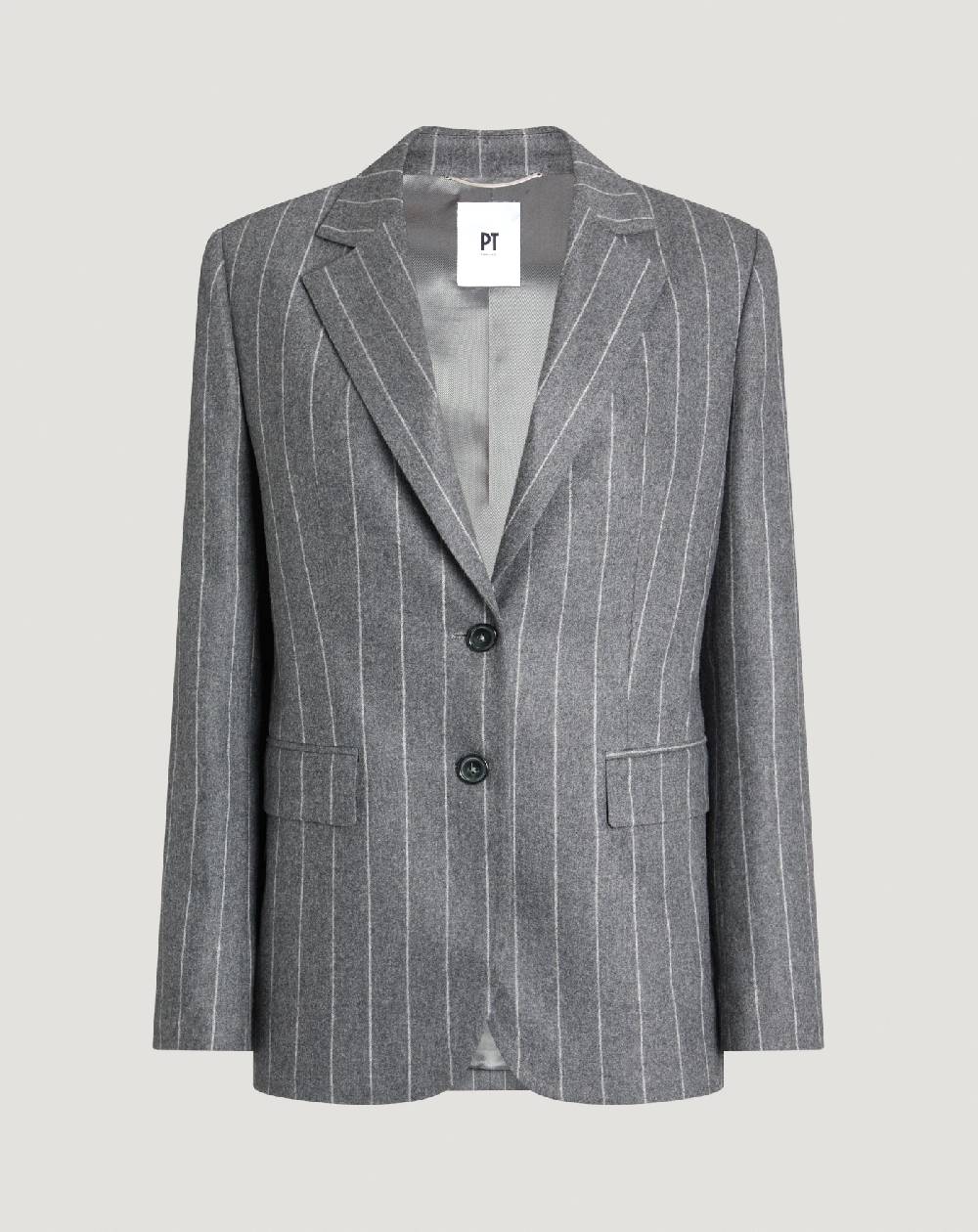 Pt Torino Giacca in flanella a righe