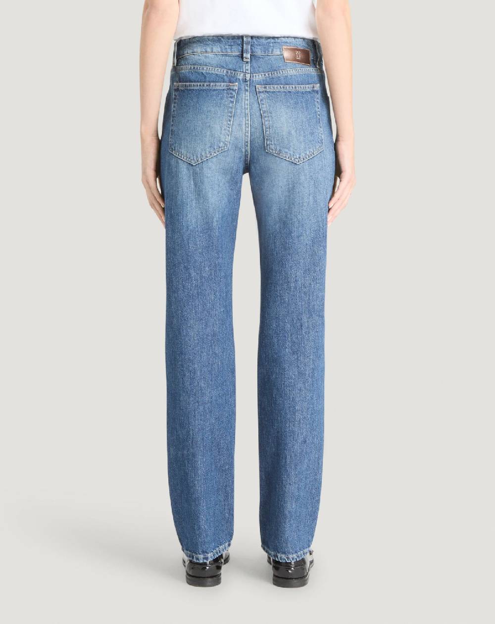 Pt Torino Jeans Alanis In Denim Di Cotone