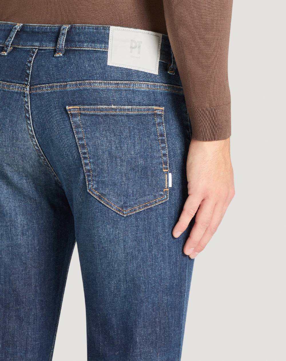 Pt Torino Jeans Indie In Denim Batavia Stretch