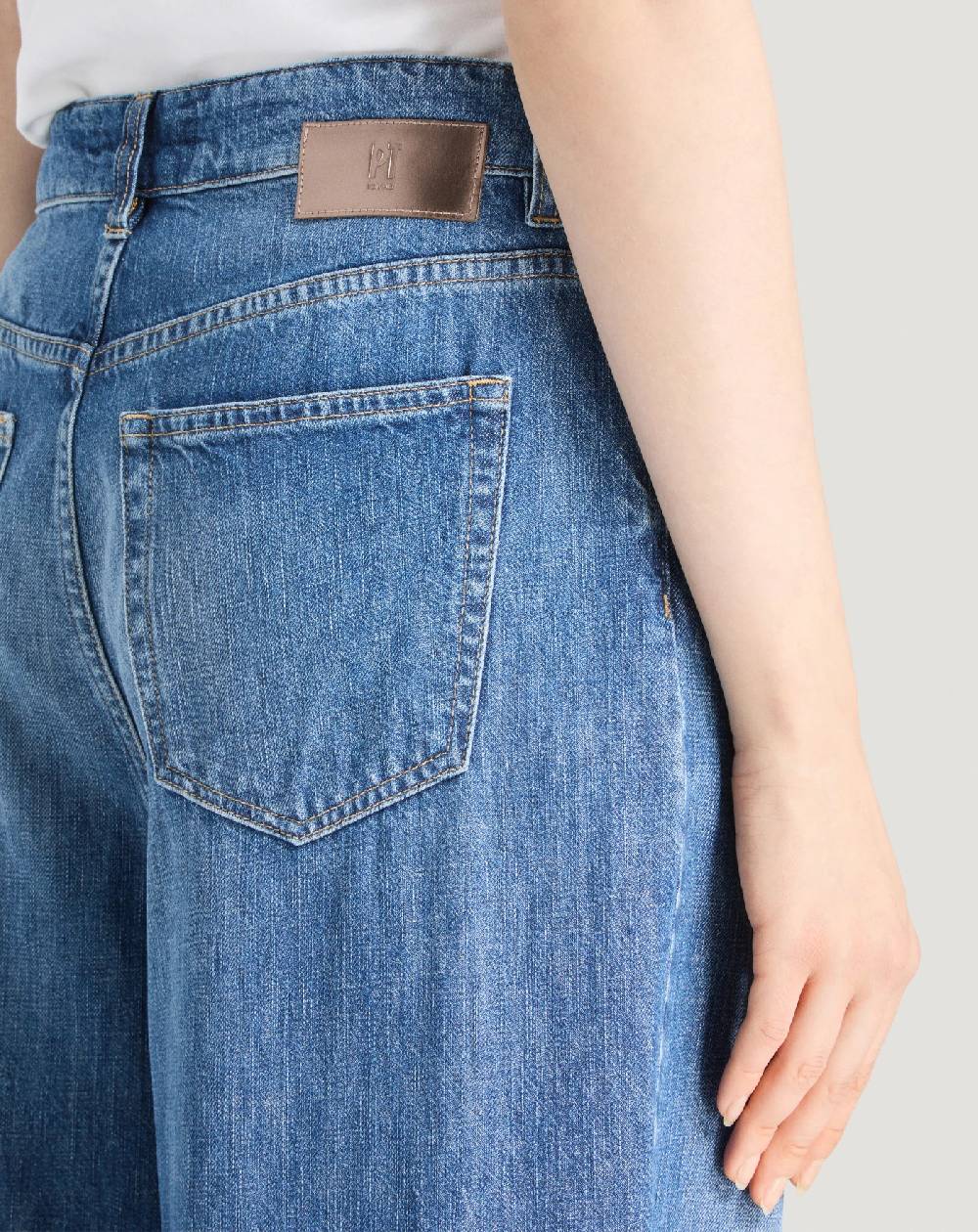 Pt Torino Jeans Miley In Denim Di Cotone