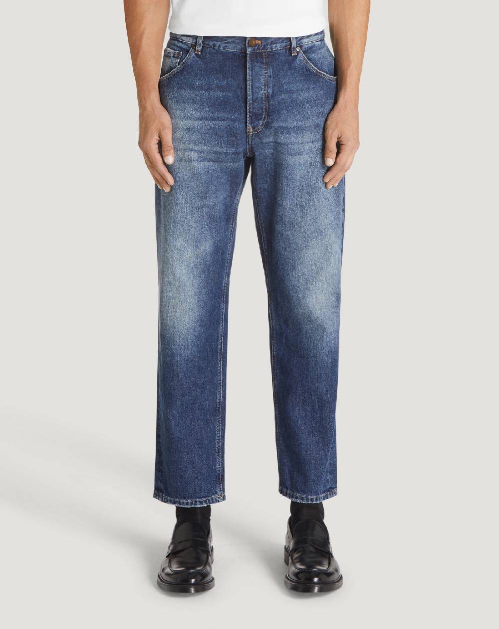 Pt Torino Jeans Rebel In Denim Vintage