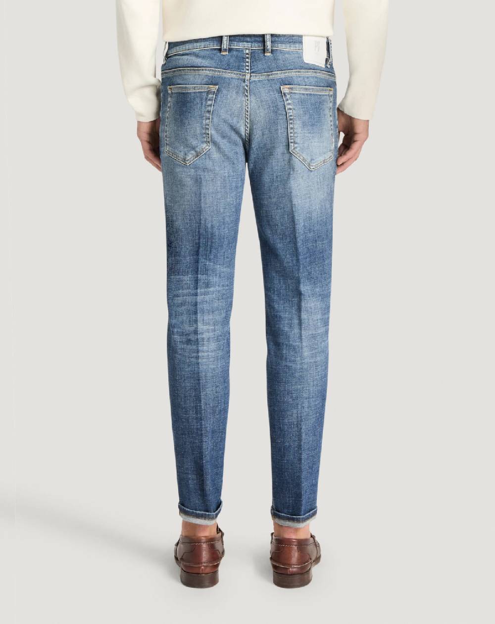 Pt Torino Jeans Reggae In Denim Organico Stretch