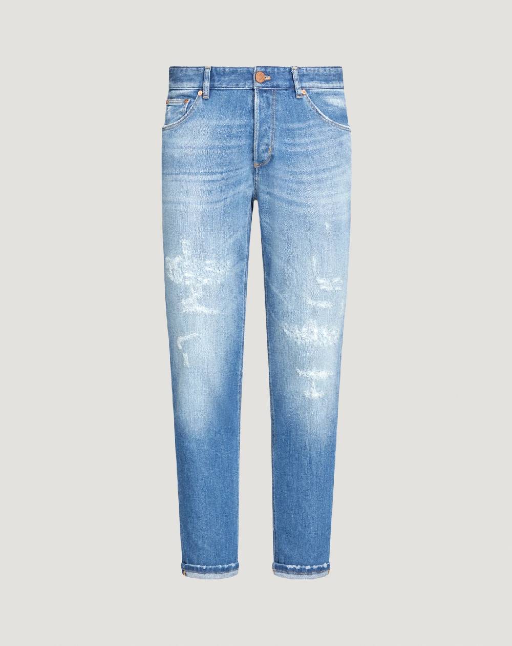 Pt Torino Jeans Reggae in denim stretch indigo