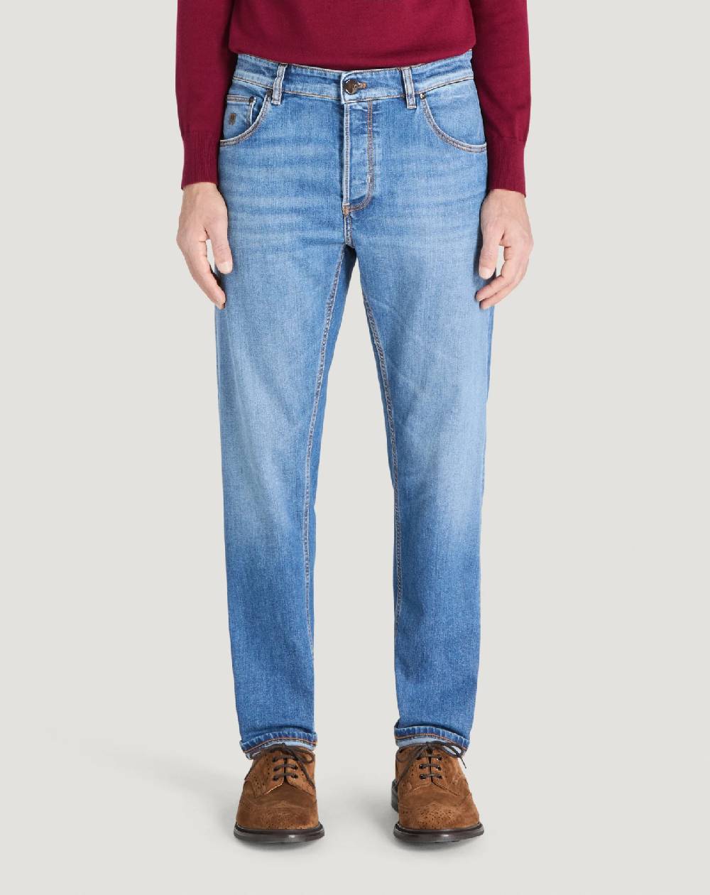Pt Torino Jeans Reggae In Denim Stretch Superfine